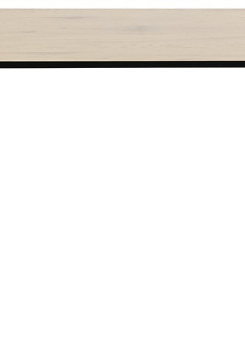 ACT NORDIC Wilma spisebord - natur/sort melamin vild eg/metal, rektangulr (120x80)