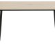 ACT NORDIC Wilma spisebord - natur/sort melamin vild eg/metal, rektangulr (120x80)