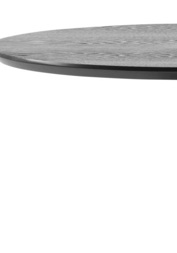 ACT NORDIC Ibiza rund barbord - sort asketrsfiner og metal (60)