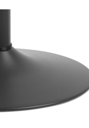 ACT NORDIC Ibiza rund barbord - sort asketrsfiner og metal (60)