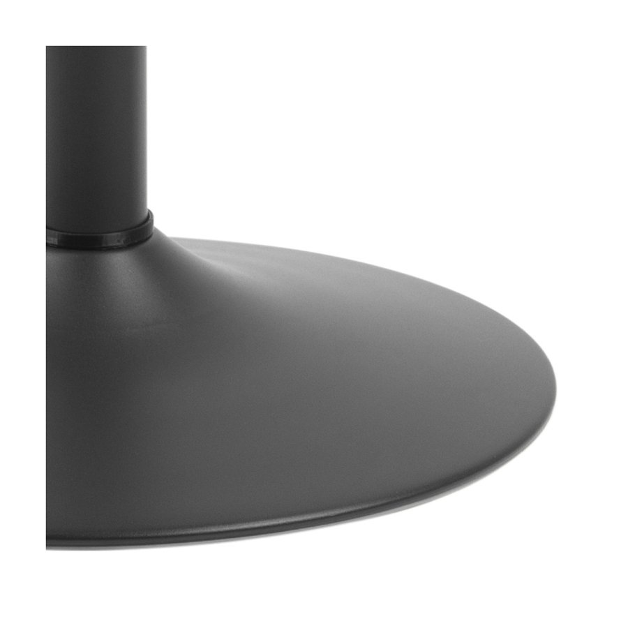 ACT NORDIC Ibiza rund barbord - sort asketrsfiner og metal (60)