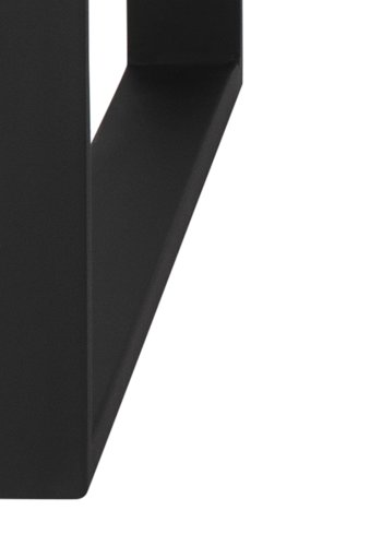 ACT NORDIC Katrine sofabordsst - hvid glas/keramik og sort metal (115x69)