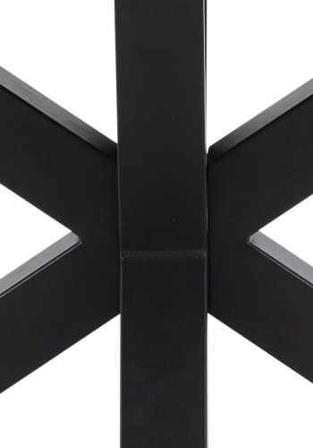ACT NORDIC Heaven spisebord - sort glas/keramik og sort metal (160x90)