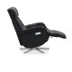 HAGA Lissabon recliner lnestol, m. 2 motorer - mrkegr freskind og metal