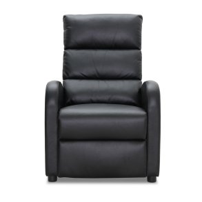 HAGA Berlin recliner lnestol - sort PU og plastik