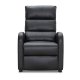 HAGA Berlin recliner lnestol - sort PU og plastik