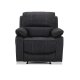 HAGA Texas recliner lnestol - gr polyester og plastik