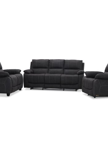 HAGA Texas recliner lnestol - gr polyester og plastik