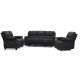 HAGA Texas recliner lnestol - gr polyester og plastik