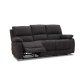 HAGA Texas 3 pers. recliner sofa - gr polyester og plastik