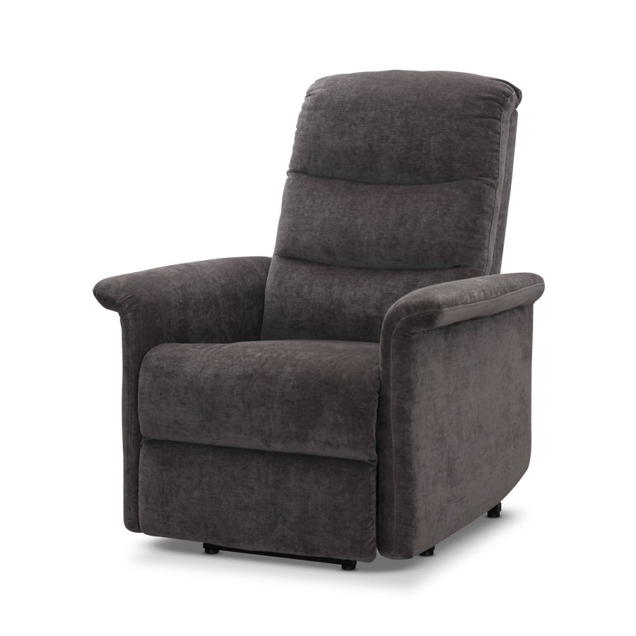 HAGA Mora recliner lnestol, m. 1 motor, lftestol - gr polyester og plastik