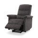 HAGA Mora recliner lnestol, m. 1 motor, lftestol - gr polyester og plastik