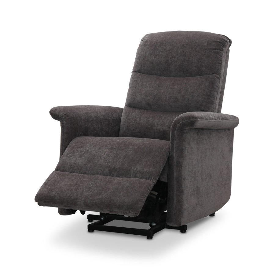 HAGA Mora recliner lnestol, m. 1 motor, lftestol - gr polyester og plastik