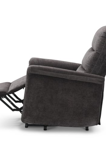 HAGA Mora recliner lnestol, m. 1 motor, lftestol - gr polyester og plastik