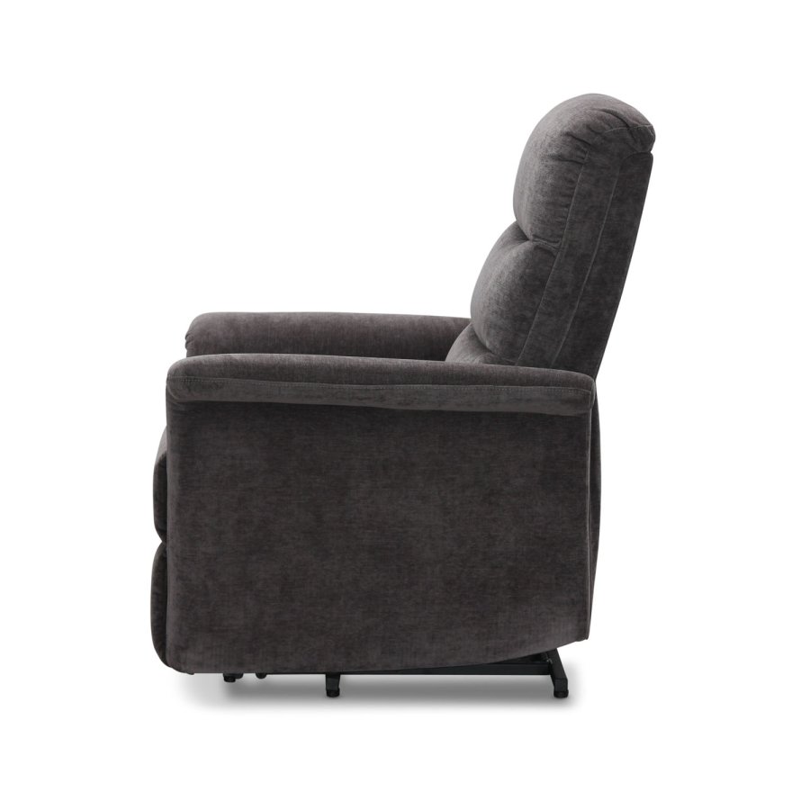 HAGA Mora recliner lnestol, m. 1 motor, lftestol - gr polyester og plastik