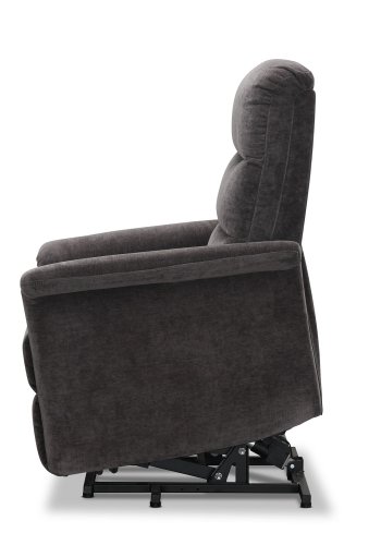 HAGA Mora recliner lnestol, m. 1 motor, lftestol - gr polyester og plastik