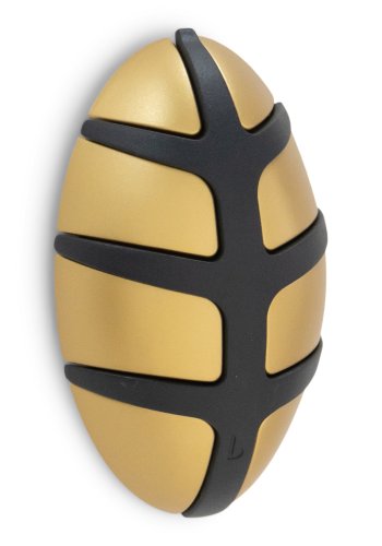 SPINDER DESIGN Bug knagerkke, m. 7 kroge - guld metal