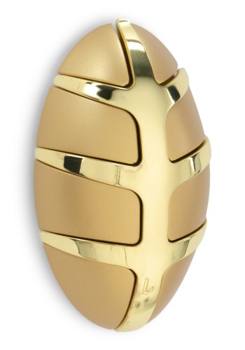 SPINDER DESIGN Bug knagerkke, m. 7 kroge - guld metal