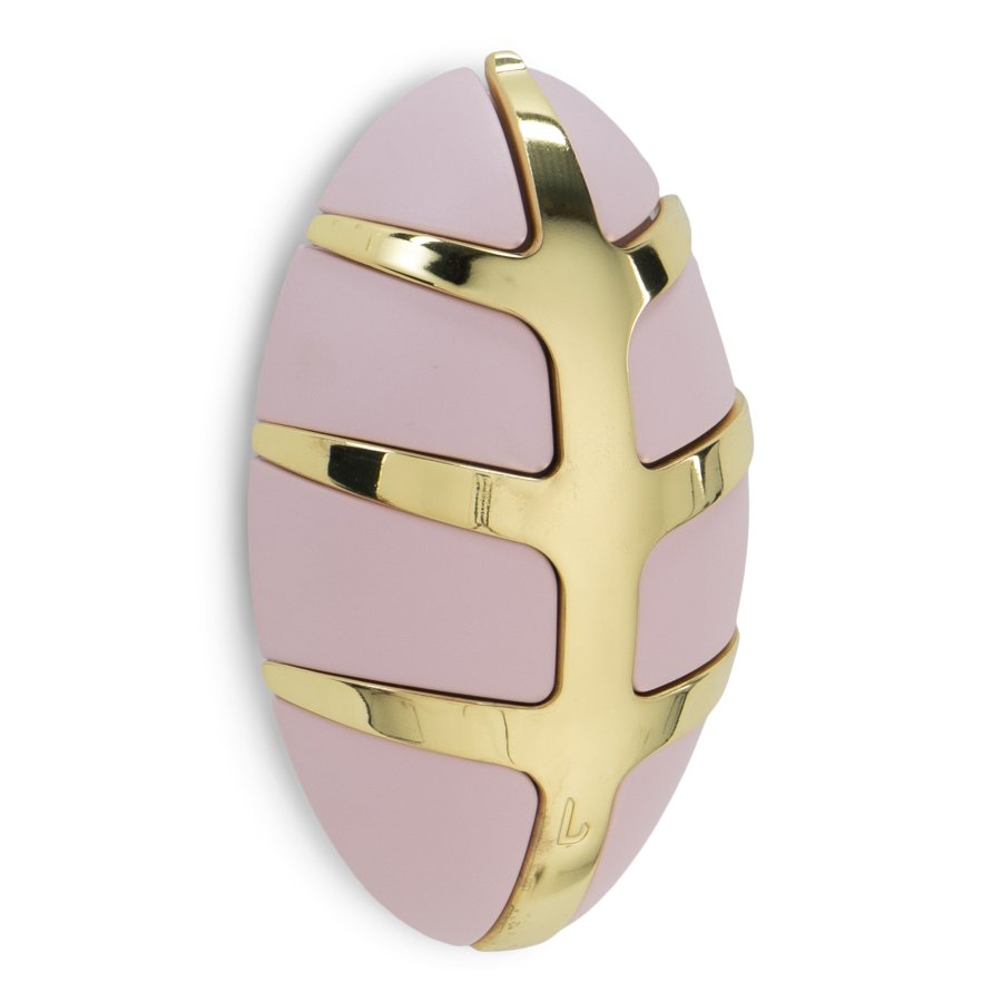 SPINDER DESIGN Bug knagerkke, m. 7 kroge - lyserd metal