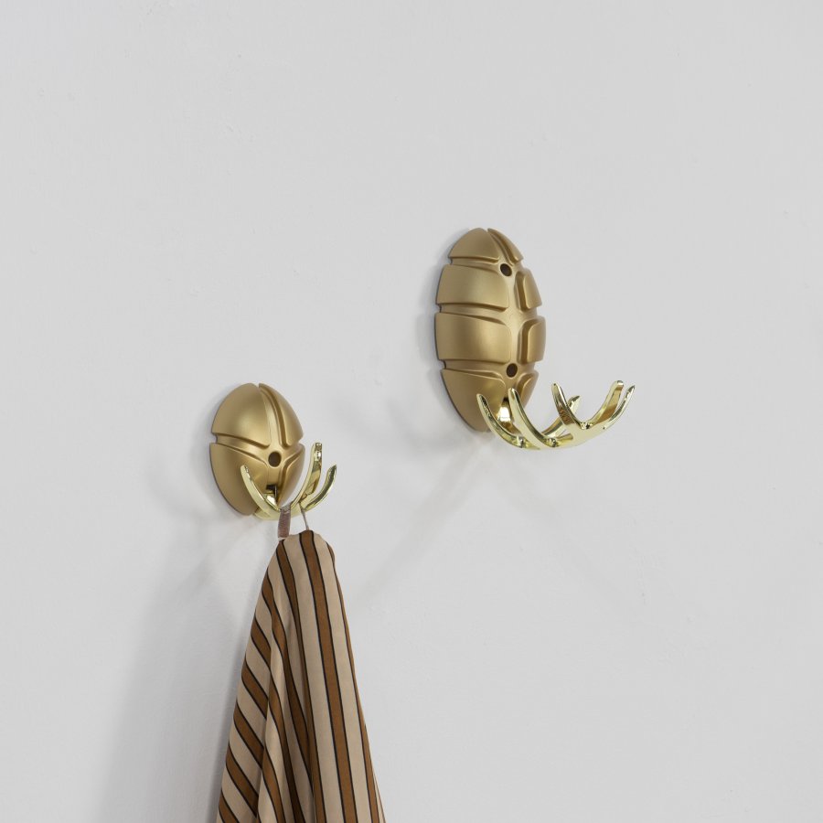 SPINDER DESIGN Tick knagerkke - guld metal