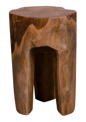 HOUSE NORDIC Rose Teak taburet - teaktr, m. 3 ben ( 26)