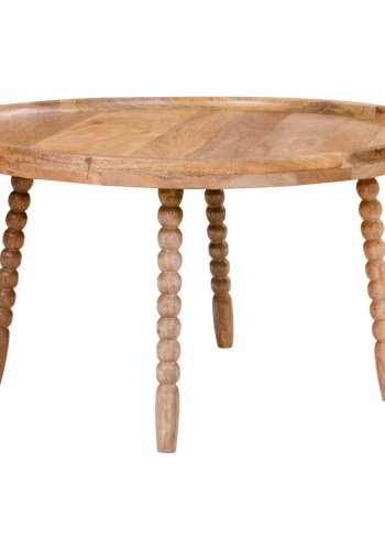 HOUSE NORDIC Jammu sofabord - naturligt mangotr, rund ( 60)