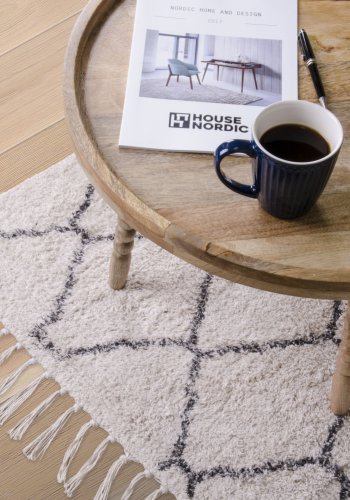 HOUSE NORDIC Jammu sofabord - naturligt mangotr, rund ( 60)