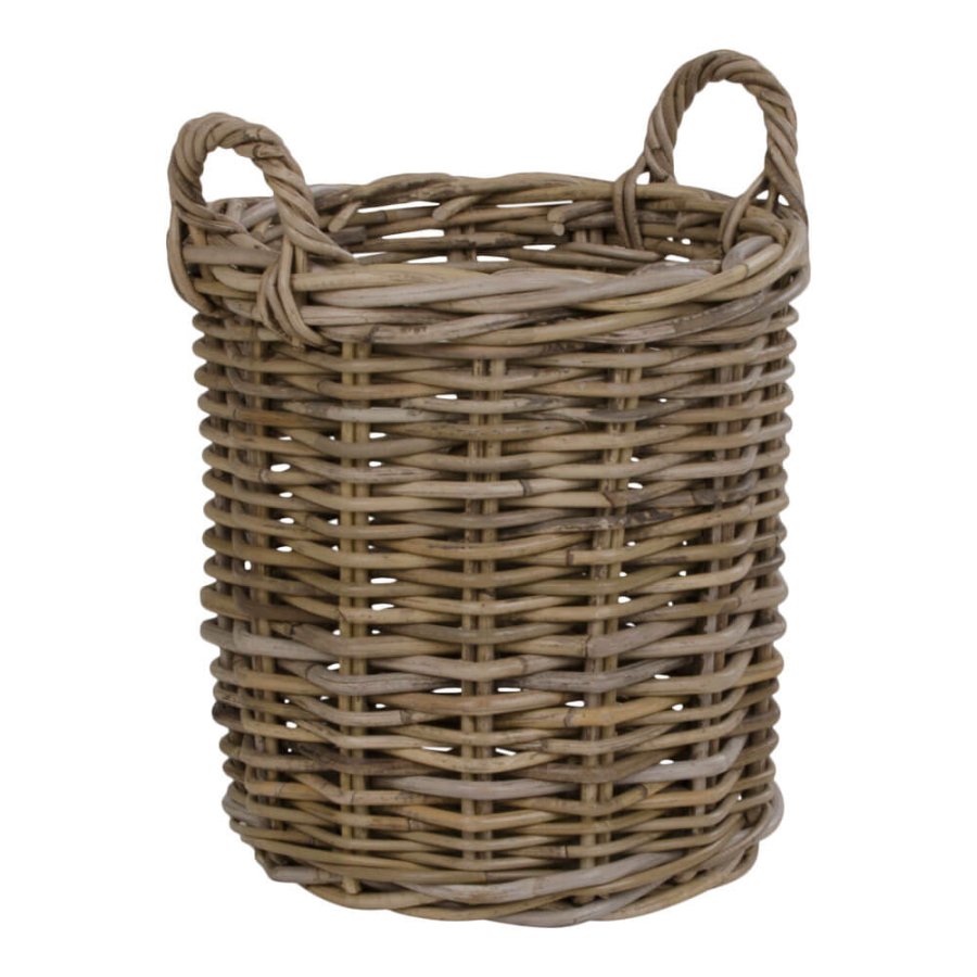 HOUSE NORDIC Caor kurve - flettet cubu rattan, rund, m. hanke (st m. 4)