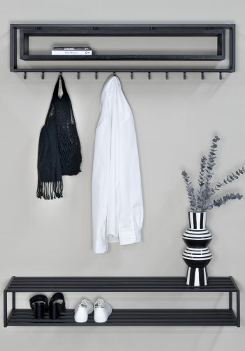 SPINDER DESIGN 120 School Black Edition knagerkke, m. 1 rum - sort stl