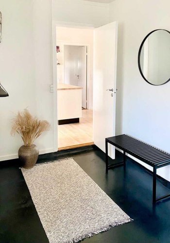 NocNoi Harre Vig vghylde - sort olieret egetr m. sort lderstrop, 50-100