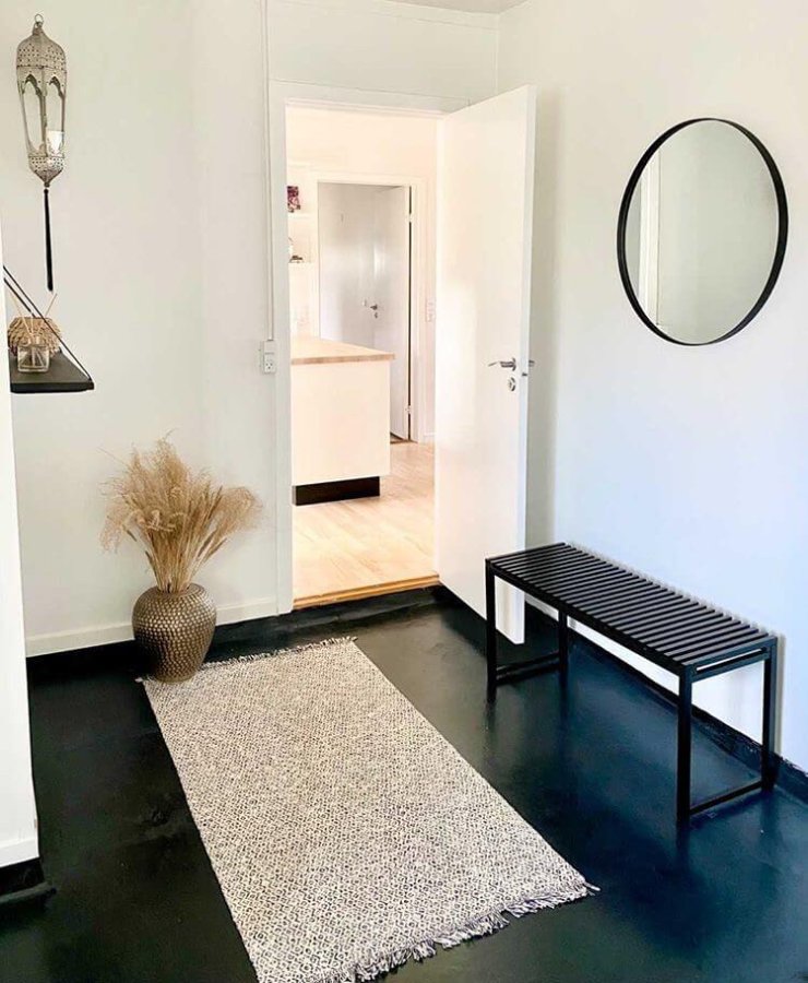 NocNoi Harre Vig vghylde - sort olieret egetr m. sort lderstrop, 50-100