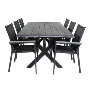 Havemøbelsæt til 6 personer