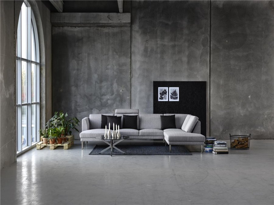 ACT NORDIC Heaven sofabord - Klar glas, rund, inkl plastik fodsko, (40x82x82)