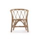 KAVE HOME Lumila brnestol, m. armln - natur rattan