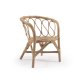 KAVE HOME Lumila brnestol, m. armln - natur rattan