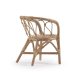 KAVE HOME Lumila brnestol, m. armln - natur rattan