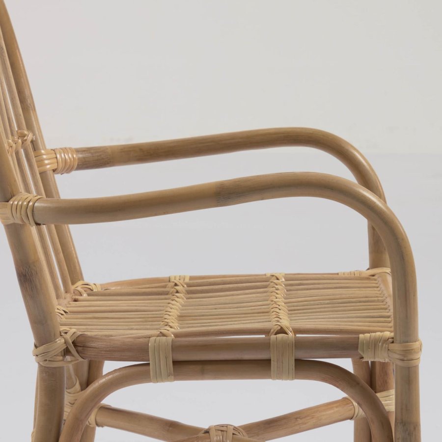 KAVE HOME Marzieh brnestol, m. armln - natur rattan