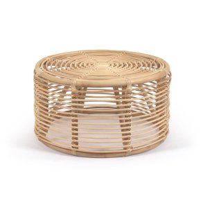 KAVE HOME Kohana sofabord, rund - natur rattan (66)