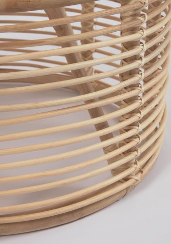 KAVE HOME Kohana sofabord, rund - natur rattan (66)