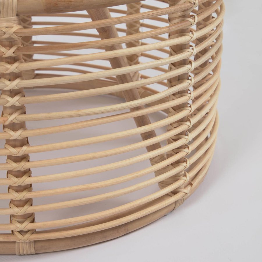 KAVE HOME Kohana sofabord, rund - natur rattan (66)