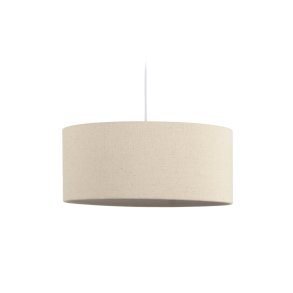 KAVE HOME Nazli lampeskrm - beige hr og metal (50)