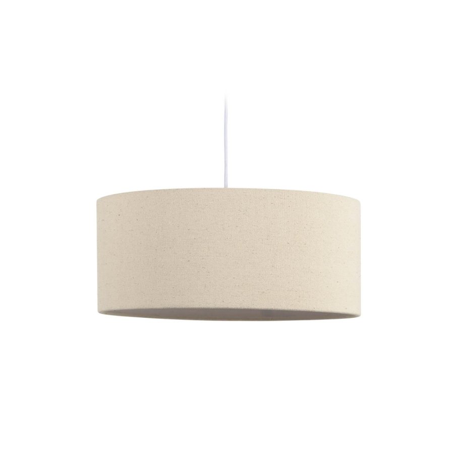 KAVE HOME Nazli lampeskrm - beige hr og metal (50)