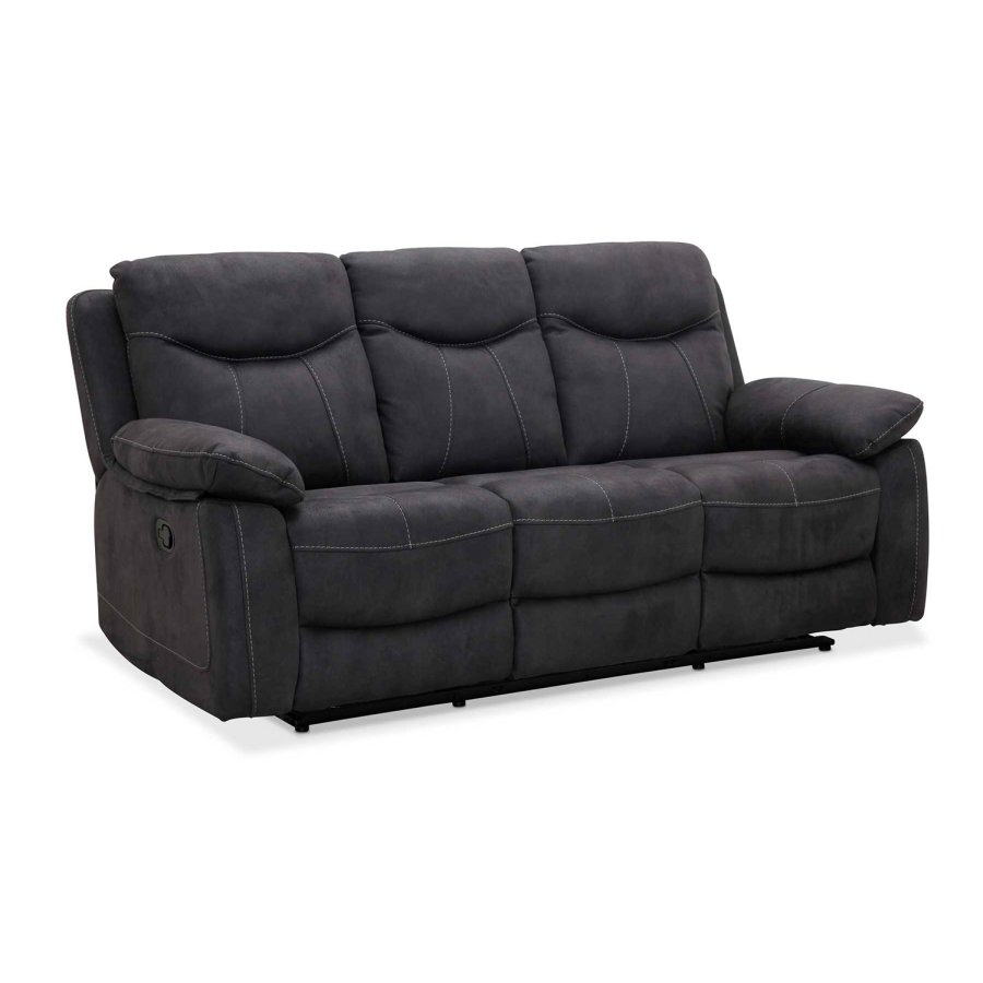Boston recliner 3 personers Biograf sofa, gr stof