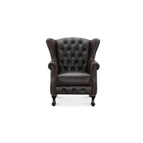 HAGA Aberdeen chesterfield lnestol - brunt lder