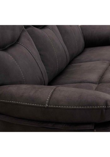 Boston recliner 3 personers Biograf sofa, gr stof