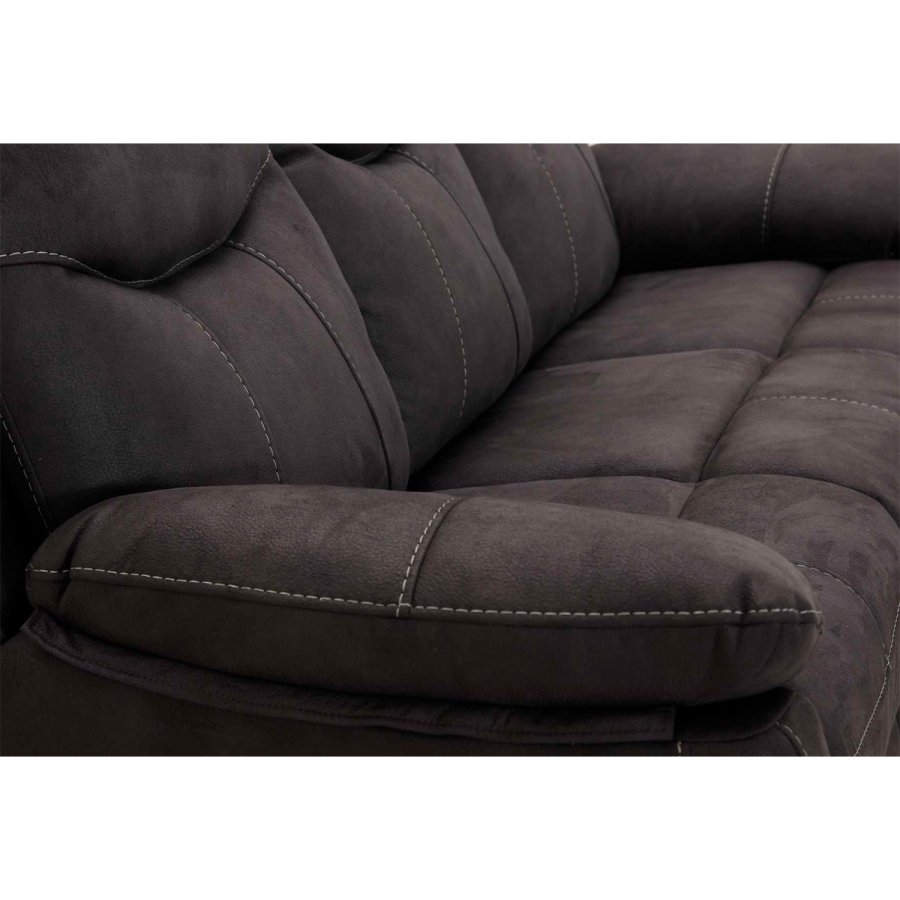 Boston recliner 3 personers Biograf sofa, gr stof