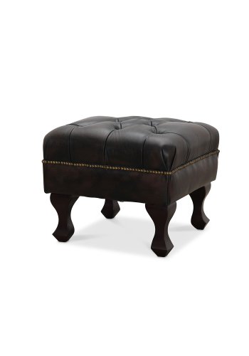 HAGA Aberdeen skammel - brun lder PU