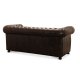 Liverpool 3 personer chesterfield sofa - brun