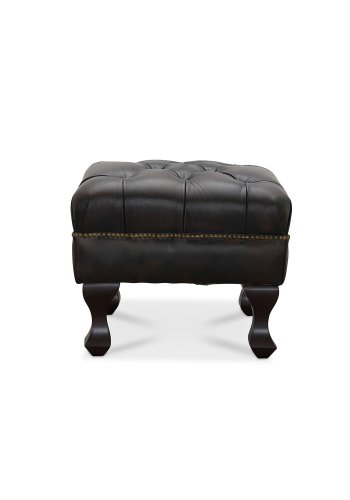 HAGA Aberdeen skammel - brun lder PU