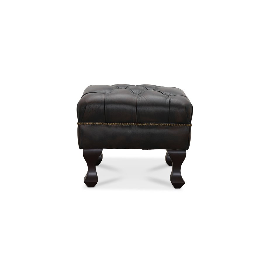 HAGA Aberdeen skammel - brun lder PU